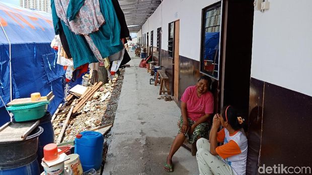 Warga Kampung Akuarium sudah Tempati Shelter Meski Belum Ada Listrik
