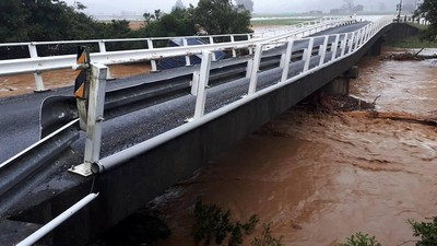 Penampakan Banjir di Selandia Baru Gara-gara Siklon Gita