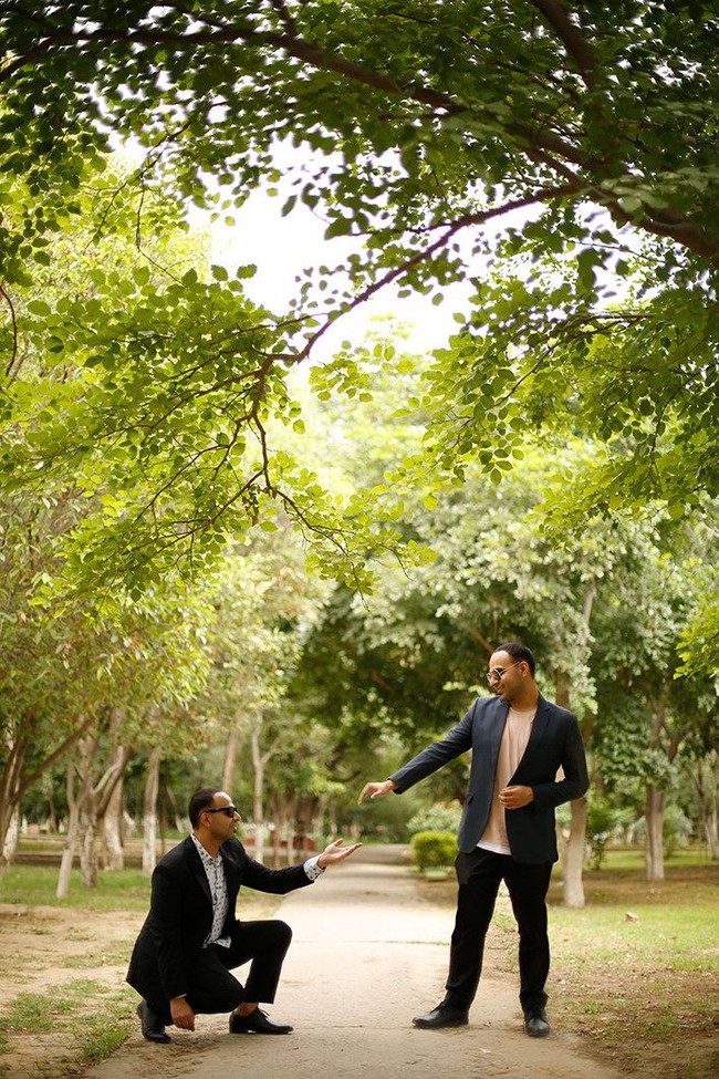 Tak disangka, sesi foto itu membuahkan hasil manis. Tak hanya membalas pertanyaan para saudara, pemotretan tersebut membuat Nikhil dan Bhumika viral di media sosial. Foto: Facebook Bhumika Bhatia