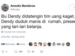Meme Lucu Bu Dendy Sebar Duit Ramai Bertebaran