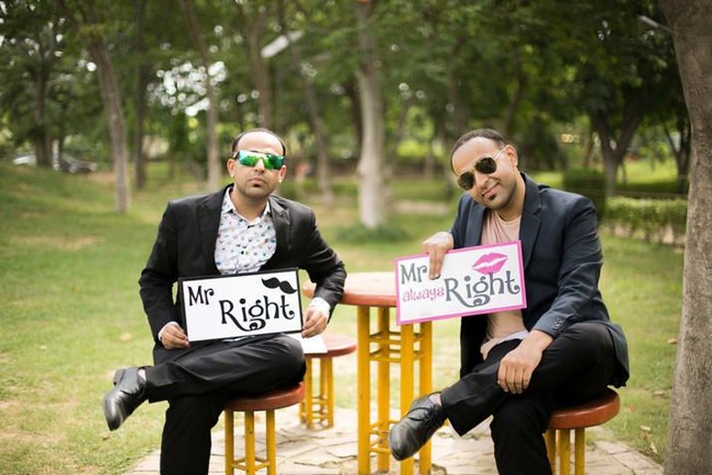 Tumbuh dewasa dengan keluarga India yang sering bertanya apakah kamu punya pasangan dan kapan kamu akan menikah sangat melelahkan. Jadi mengapa tidak bilang ya, aku bersama seseorang yang aku sangat sukai dan ingin menghabiskan sisa hidupku dengannya, ungkap sang fotografer Bhumika. Foto: Facebook Bhumika Bhatia