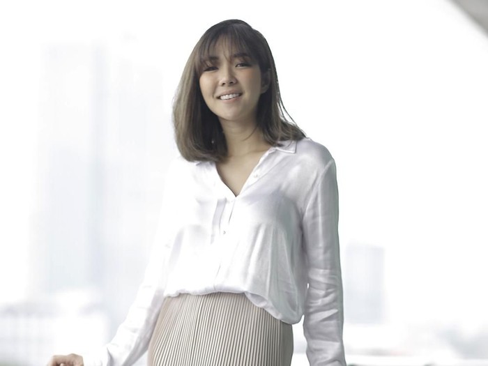 Gisel di kantor detikcom.
