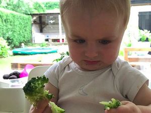 Lucu Banget! Ekspresi Anak-anak Saat Makan Sayur