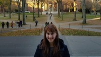 Foto: Tsamara berkunjung ke Harvard University, salah satu kampus terbaik di dunia. Wah, udah cocok nih lanjut kuliah di sana Tsamara! (Instagram/Tsamara Amany)