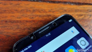 Kamera depan berukuran 8 MP. (Foto: detikINET/Adi Fida Rahman)
