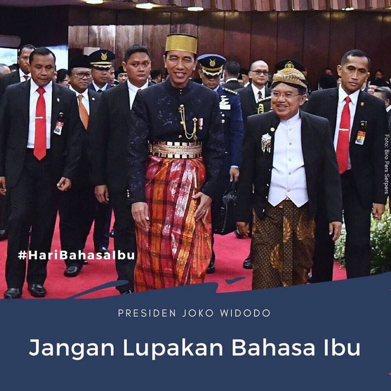 Hari Bahasa Ibu, Jokowi: Bahasa Daerah Apa yang Kamu Kuasai?