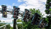 Selain roller coaster Wicker Man, Alton Towers masih punya wahana ekstrem lainnya, seperti Galactica (alton.towers/Instagram)