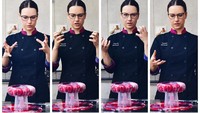 Ksenia sudah keliling dunia untuk mengajarkan pembuatan mirror-glaze cake di banyak kelas. Banyak orang tertarik mengetahui trik bikin cake cantik ini. Foto: Ksenia Penkina