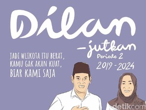 Gaet Pemilih Milenial, Paslon Ini Bikin Meme Dompleng Dilan 1990
