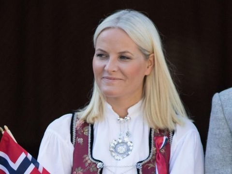 OSLO, NORWAY - JANUARY 15: (FOR EDITORIAL USE ONLY)  In this handout photo provided by the Royal Court, Princess Mette-Marit of Norway poses for an official photograph from the Royal Court on January 15, 2016 in Oslo, Norway. (Photo by Jørgen Gomnæs, the Royal Court via Getty Images)