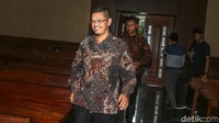 Yudi Widiana memasuki ruang sidang Pengadilan Tipikor, Jakarta, (rabu (21/2/2018).