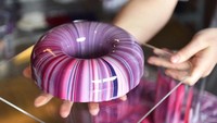 Kreasi glaze ini dianggap yang paling sederhana oleh Ksenia. Ia tak ragu membagikan tutorialnya di kseniapenkina.com. Foto: Ksenia Penkina