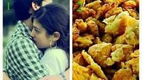 Ada dua pilihan berat dalam foto ini. Saat hujan, Anda lebih pilih mana? Dipeluk pacar atau makan gorengan? Hayo jujur! Foto: Istimewa