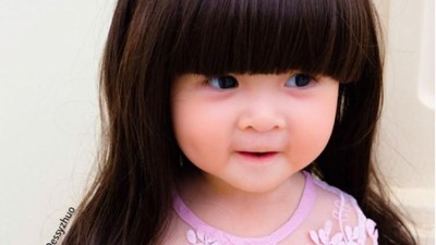 Foto: Lucunya Crystabelle, Selebgram Cilik Mirip Barbie yang Suka Pakai Wig