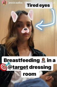 Jessica Alba Susui Bayinya Di Ruang Ganti Baju Bunda Pernah Juga