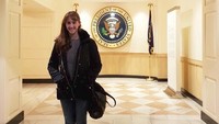 Foto: Selama di Boston, Tsamara juga mengunjungi John F Kennedy Library and Museum. Di sini Tsamara mengenal lebih dekat sosok dan pemikiran dari seorang JFK. (Instagram/Tsamara Amany)