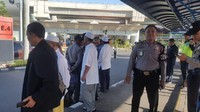 Terkait kabar rencana kepulangan Rizieq, Polisi telah menyiapkan kira-kira 3.500 personel untuk berjaga di area Bandara Soekarno-Hatta (Foto: Zunita Amalia Putri/detikcom)