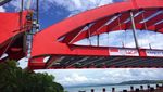 Bentang Pertama Jembatan Holtekamp Akhirnya Terpasang