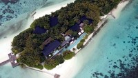 Coco Private Island adalah sebuah pulau pribadi seluas 1,4 hektar di Maldives. Di atasnya berdiri resort mewah dengan harga sewa yang tidak murah (dok. Coco Collection)