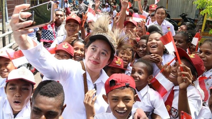 Menteri Puan Maharani di Asmat Papua (Dok Kemenko PMK)