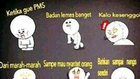 Salah satunya seperti meme ini. Wanita yang sedang PMS bakal moody, susah ditebak maunya apa, marah-marah sendiri, bahkan mudah menangis. Foto: Instagram