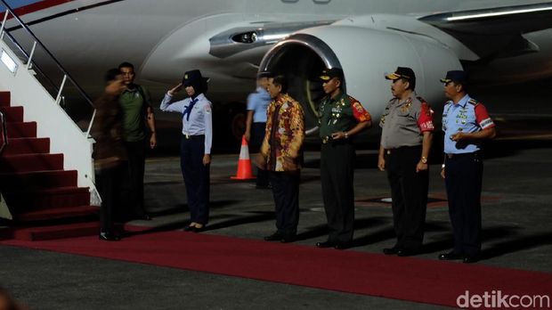 Tiba di Bali, Jokowi akan Tinjau Program Padat Karya