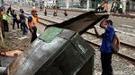 Penertiban Bangunan Liar di Stasiun Duri