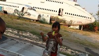Kawasan ini memang menjadi penampungan beberapa bangkai pesawat yang terletak di Bangkok, Thailand. (Foto: Dok. REUTERS/Soe Zeya Tun)