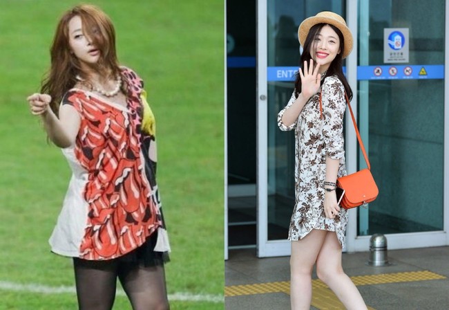 Mantan personel girlband f(x) Sulli pernah dipanggil giant baby karena perawakannya yang agak besar. Semenjak itu ia berusaha menurunkan berat badan termasuk melakukan plastic bag workout. Yaitu menendang kantong plastik dan menjaganya agar tidak menyentuh tanah. Ia berhasil menurunkan bobot sebanyak 10 kg. Foto: dok. Koreaboo