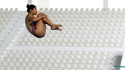 Atlet Pelatnas Loncat Indah Berlatih Keras Jelang Persiapan Asian Games