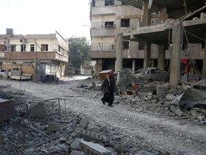 Melihat Suasana Ghouta Suriah yang Disebut Bagai Neraka di Bumi