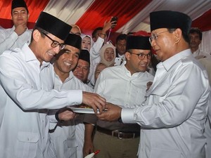 Giliran Prabowo-Sandi Tes Kesehatan, Apa Ya Makanan Kesukaan Mereka?