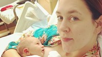 Cassiday Proctor mengaku mulai merasakan kontraksi sehari sebelumnya.