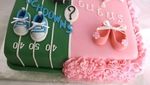 Kreatif! Jenis Kelamin Jabang Bayi Diumumkan Lewat Kue Unik Ini