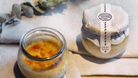 Hojicha brûlée paduan lembut custard dengan aroma teh Jepang hojicha bisa jadi penutup santapan yang sempurna. Foto: FB Cafe de Riz