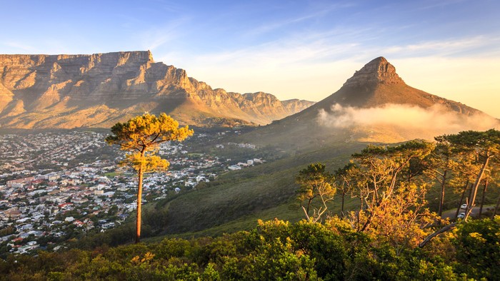 Lions Head Mountain in Cape Town, South Africa