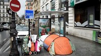 Wakil Pertama Wali Kota Paris, Bruno Julliard mengumumkan hampir 3 ribu gelandangan telah dihitung di ibu kota Prancis tersebut.