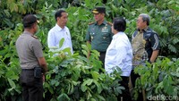 Kedatangan Jokowi bersama jajaran Menteri Kabinet kerja, Pangdam III Siliwangi Mayjen Doni Munardo, Kapolda Jabar Irjen Agung Budi Maryoto, Gubernur Jabar Ahmad Heryawan dan Bupati Badung Dadang M Naser.