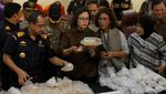 Duet Maut Susi-Sri Mulyani Gagalkan Penyelundupan Bayi Lobster