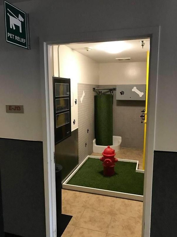 Di Bandara John F Kennedy, New York, AS ada toilet khusus anjing. Jadi, traveler jangan salah masuk ke sini ya! (Twotea/Bored Panda) Di Bandara John F Kennedy, New York, AS ada toilet khusus anjing. Jadi, traveler jangan salah masuk ke sini ya! (Twotea/Bored Panda)