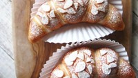 Wih! Kerennya, croissant lezat ini dibuat dari jahitan benang lho. Foto: Milkfly
