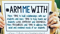 Banyak dari guru mengatakan daripada mempersenjatai mereka, lebih baik memberikan waktu, empati dan kebaikan untuk para siswa.