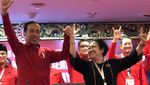 Metal! Jokowi Semringah Saat Diumumkan Mega Jadi Capres PDIP 2019