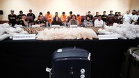 Para pelaku terancam hukuman sesuai pasal 102A huruf a Undang-undang Nomor 17 Tahun 2007 tentang kepabeanan, bahwa setiap orang yang mengekspor barang tanpa menyerahkan pemberitahuan pabean, dipidana karena melakukan penyelundupan di bidang ekspor dengan pidana penjara paling singkat satu tahun dan pidana penjara paling lama 10 tahun, dan pidana denda paling sedikit Rp 50 juta dan paling banyak Rp 5 miliar. Dok. Kemenkeu.