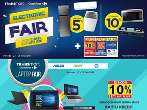 Update Elektronik Rumah Tangga, Ponsel hingga Laptop di Transmart