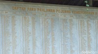 Di tempat ini tertulis nama-nama pahlawan nasional yang gugur dalam Perang Puputan. Salah satunya I Gusti Ngurah Rai.