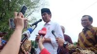 Dia lalu menyerahkan kriteria cawapres kepada para parpol pengusungnya. Foto: Andhika Prasetya/detikcom