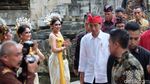 Penampilan Jokowi Pakai Udeng Merah Usai Resmi Jadi Capres PDIP