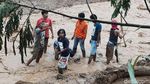 Foto: Kondisi di Lokasi Longsor Brebes Pagi Ini
