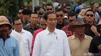 Jokowi berharap proyek ini bermanfaat untuk membantu kesejahteraan para petani di Bali. (Foto: Andhika Prasetia/detikcom)
